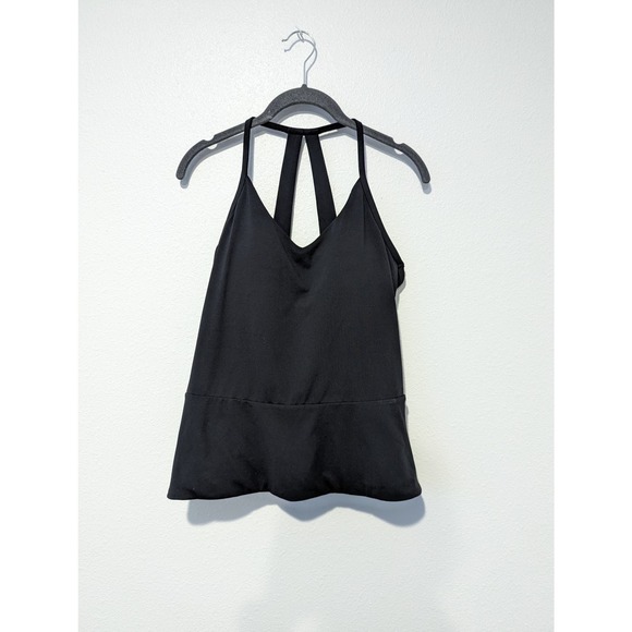 Fabletics Diara Peplum Performance Yoga Tank Top Workout Top Built In Bra - Picture 3 of 7